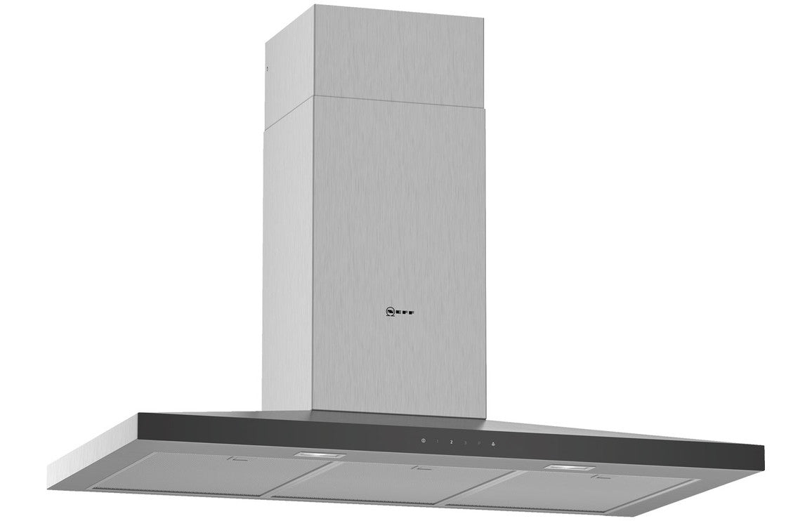 Neff N50 D94QFM1N0B 90cm Slim Pyramid Chimney Hood - Stainless Steel Neff N50 D94QFM1N0B 90cm Slim Pyramid Chimney Hood - Stainless Steel