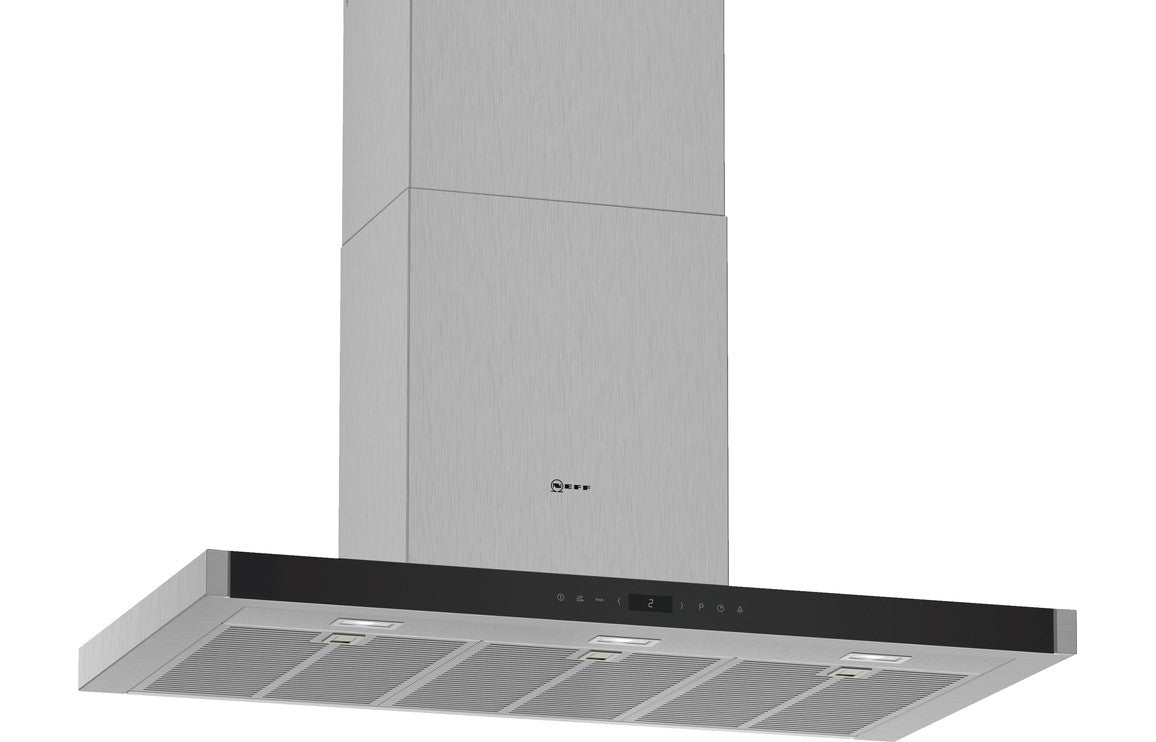 Neff N70 D95BMP5N0B 90cm Box Design Chimney Hood - Stainless Steel Neff N70 D95BMP5N0B 90cm Box Design Chimney Hood - Stainless Steel