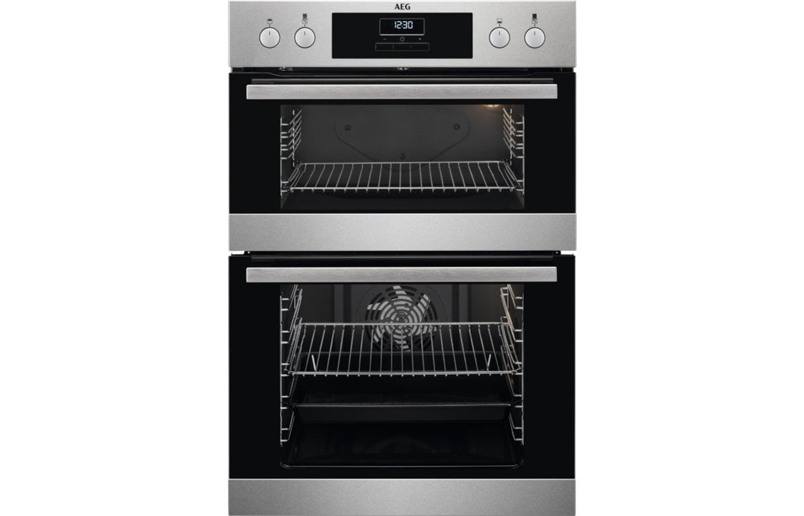 Shop Now AEG DCB331010M Double Electric Oven - Stainless Steel In UK AEG DCB331010M Double Electric Oven - Stainless Steel UK