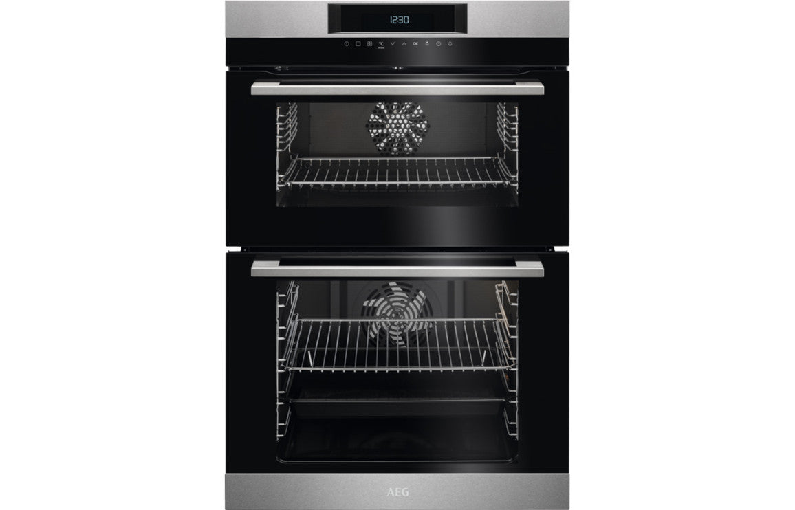 Shop Now AEG DCK731110M Double Electric Oven - Stainless Steel In UK AEG DCK731110M Double Electric Oven - Stainless Steel UK