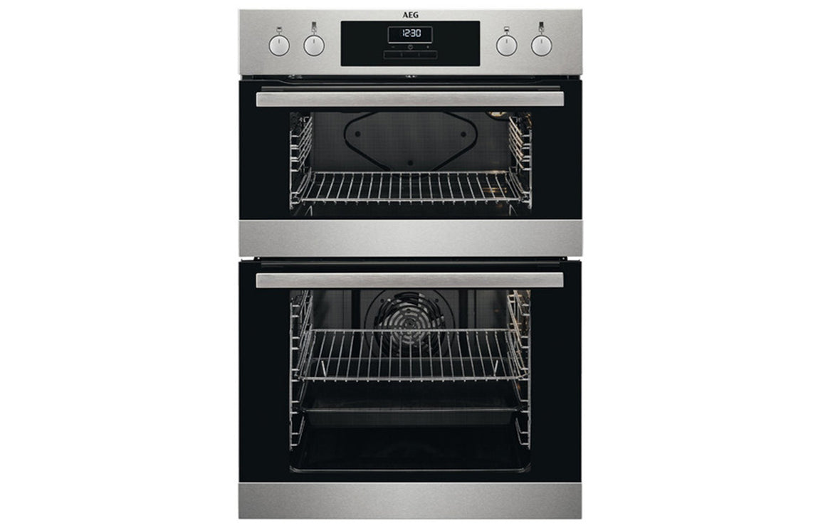 Shop Now AEG DEB331010M Double Electric Oven - Stainless Steel In UK AEG DEB331010M Double Electric Oven - Stainless Steel UK