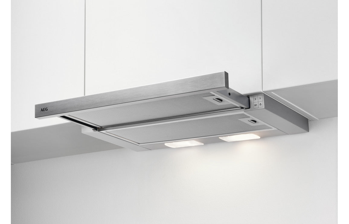 AEG DPB3632S 60cm Telescopic Hood - Silver AEG DPB3632S 60cm Telescopic Hood - Silver