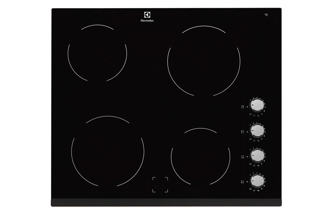 Shop Now Electrolux EHF6140FOK 60cm Ceramic Hob - Black In UK Electrolux EHF6140FOK 60cm Ceramic Hob - Black UK