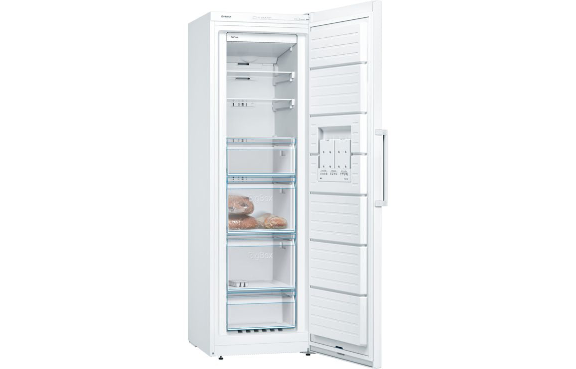 Bosch Series 4 GSN36VWEPG F/S Frost Free Tall Freezer - White Bosch Series 4 GSN36VWEPG F/S Frost Free Tall Freezer - White