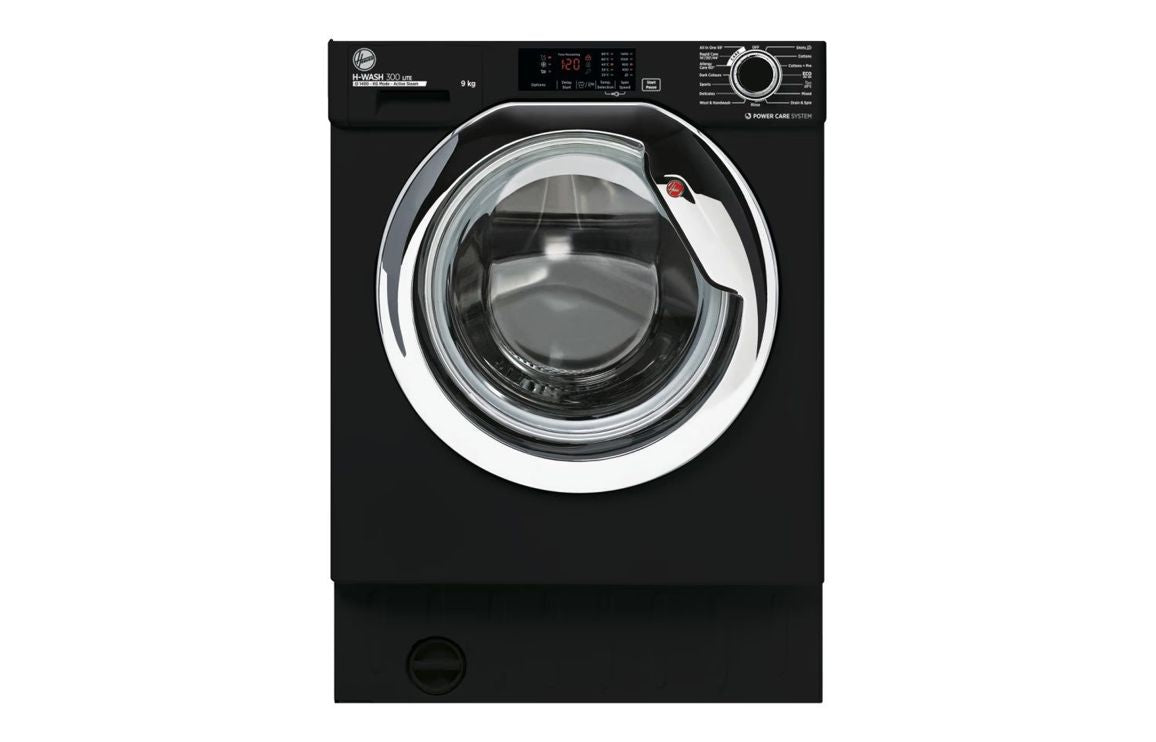 Hoover HBWS49D3ACBE-80 B/I 9kg 1400rpm Washing Machine Hoover HBWS49D3ACBE-80 B/I 9kg 1400rpm Washing Machine