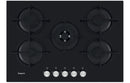 Hotpoint HGS 72S BK 75cm Gas on Glass Hob - Black