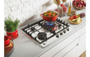 Hoover H300 HHG6BF4K3X 60cm Gas Hob - Stainless Steel