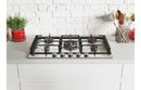 Hoover H300 HHG75WK3X 75cm Gas Hob - Stainless Steel