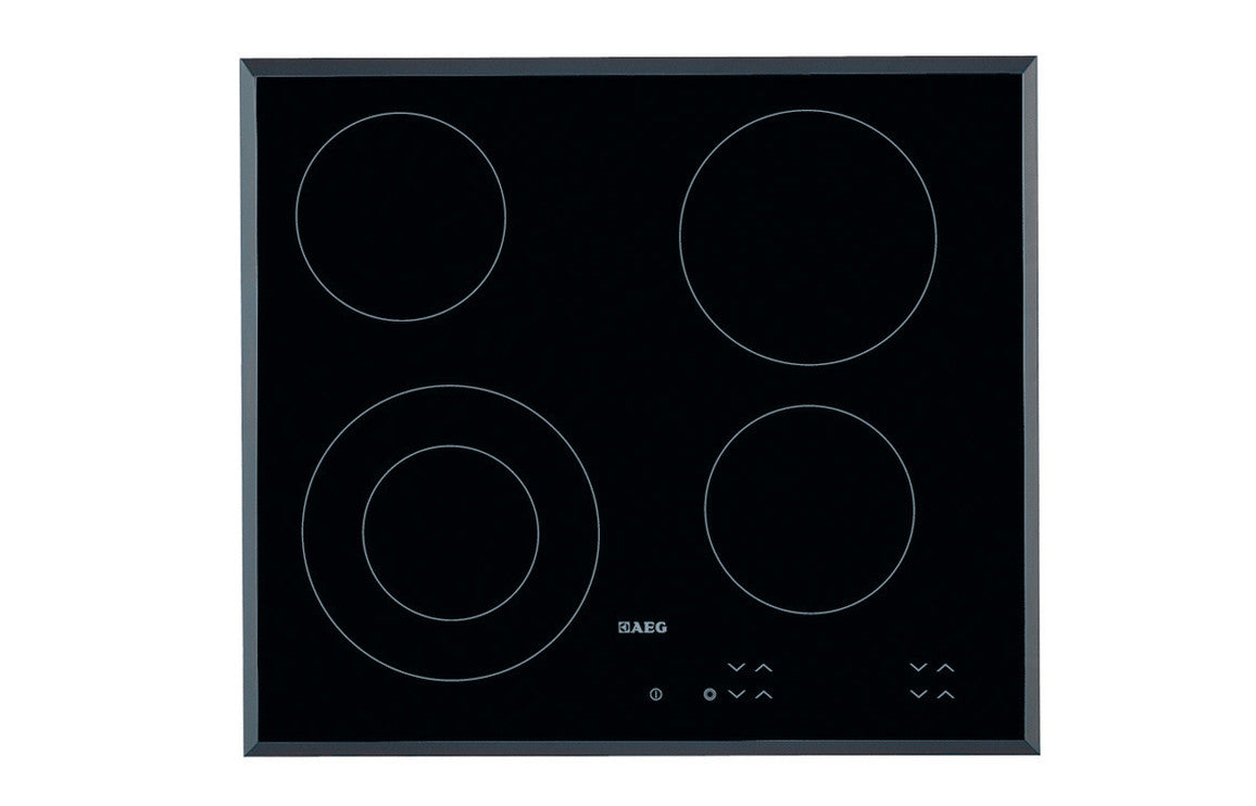 AEG HK624010FB 60cm Ceramic Hob - Black AEG HK624010FB 60cm Ceramic Hob - Black