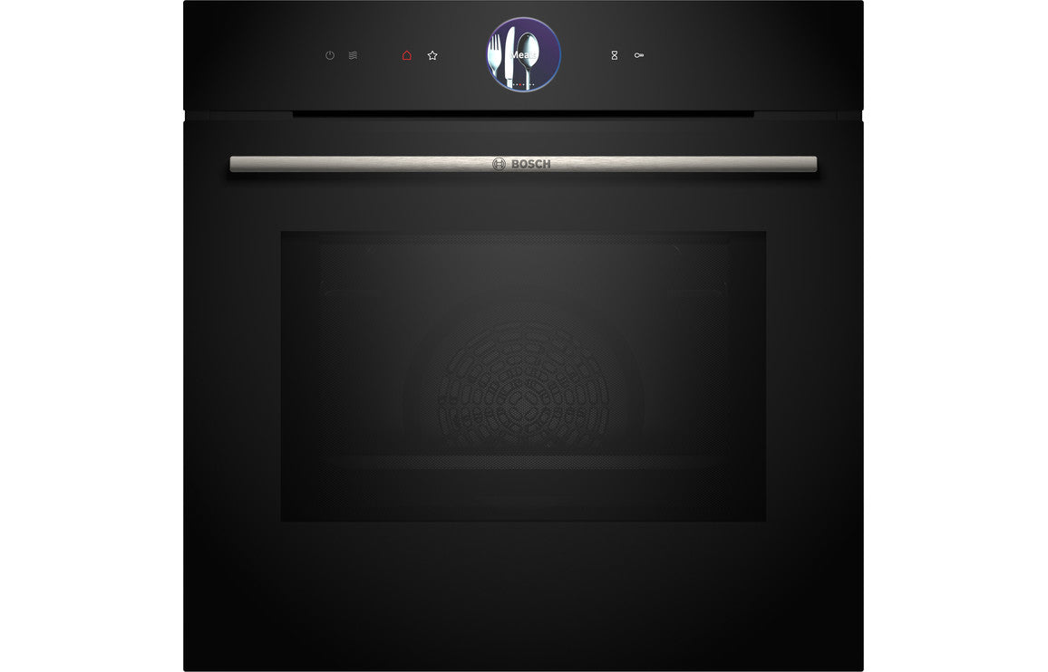 Bosch Series 8 HMG7764B1B Single Pyrolytic Oven & Microwave - Black Bosch Series 8 HMG7764B1B Single Pyrolytic Oven & Microwave - Black