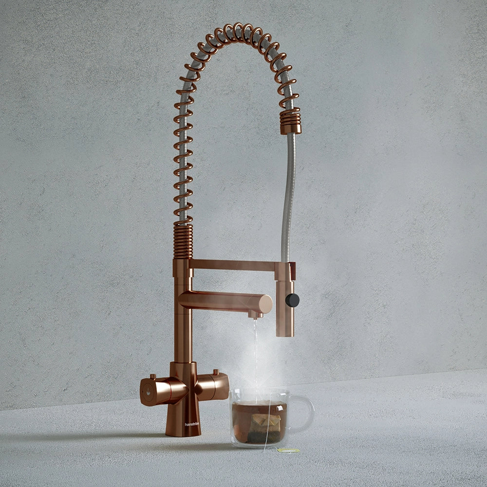Verana 3-in-1 Flex Instant Boiling Water Tap - Brushed Copper Verana 3-in-1 Flex Instant Boiling Water Tap - Brushed Copper