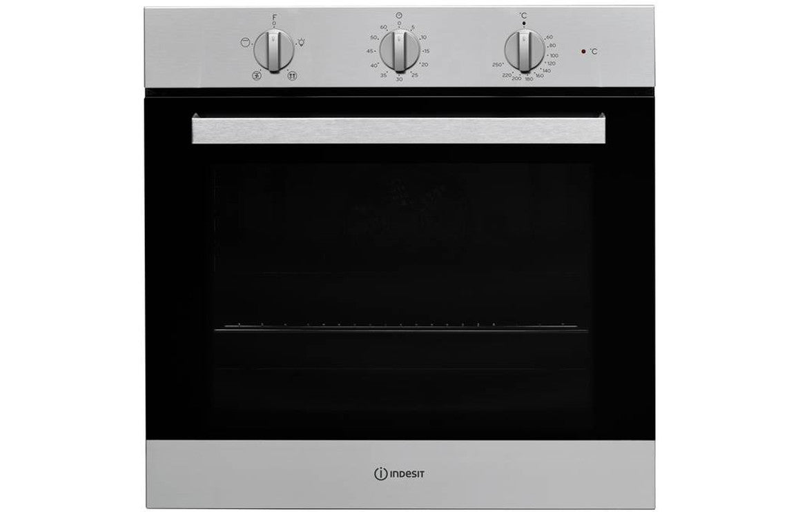 Indesit Aria IFW 6330 IX UK Single Electric Oven - Stainless Steel Indesit Aria IFW 6330 IX UK Single Electric Oven - Stainless Steel