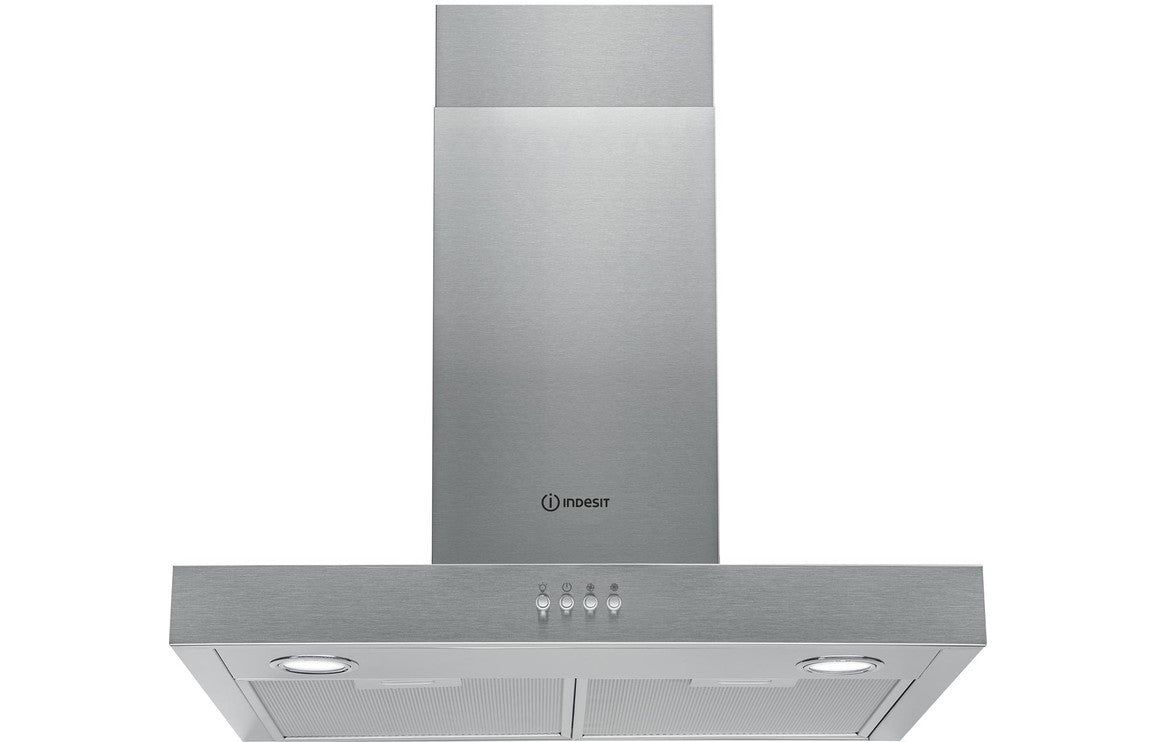 Shop Now Indesit IHBS 6.5 LM X 60cm Flat Chimney Hood - Stainless Steel In UK Indesit IHBS 6.5 LM X 60cm Flat Chimney Hood - Stainless Steel UK