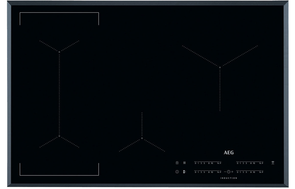 AEG IKE84441FB 80cm Induction Hob - Black AEG IKE84441FB 80cm Induction Hob - Black