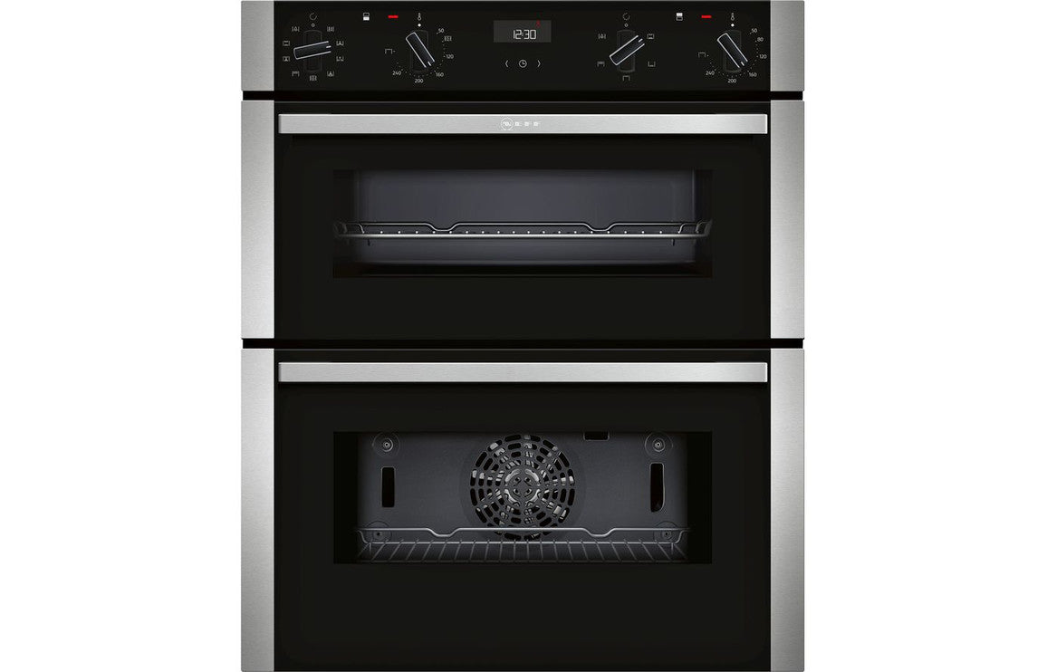 Neff N50 J1ACE2HN0B Built-under Double Electric Oven - Stainless Steel Neff N50 J1ACE2HN0B Built-under Double Electric Oven - Stainless Steel