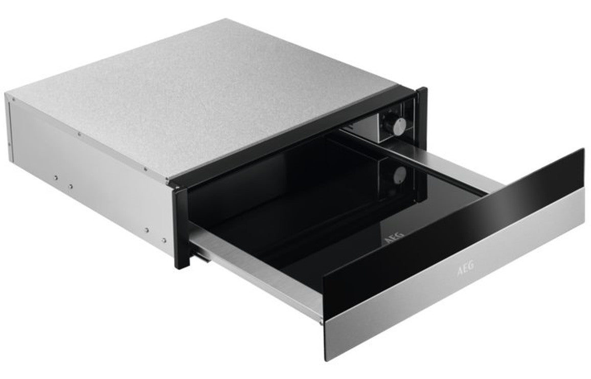 AEG KDK911424M 14cm Warming Drawer - Black Glass & Stainless Steel AEG KDK911424M 14cm Warming Drawer - Black Glass & Stainless Steel