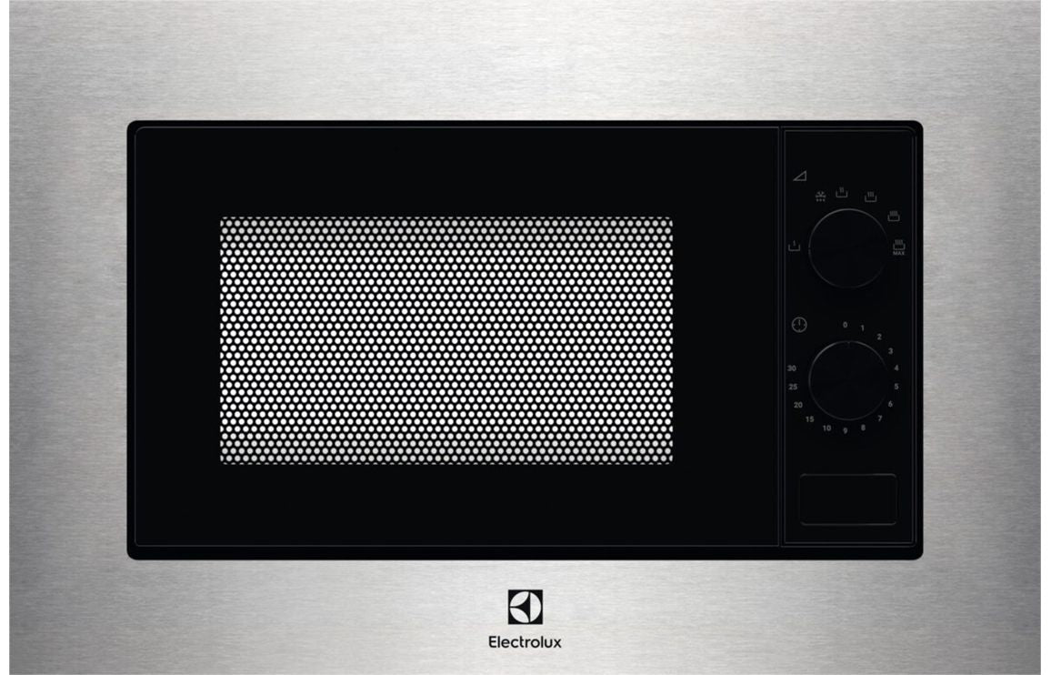 Shop Now Electrolux KMSE173MMX S/I Microwave - Black & Stainless Steel In UK Electrolux KMSE173MMX S/I Microwave - Black & Stainless Steel UK