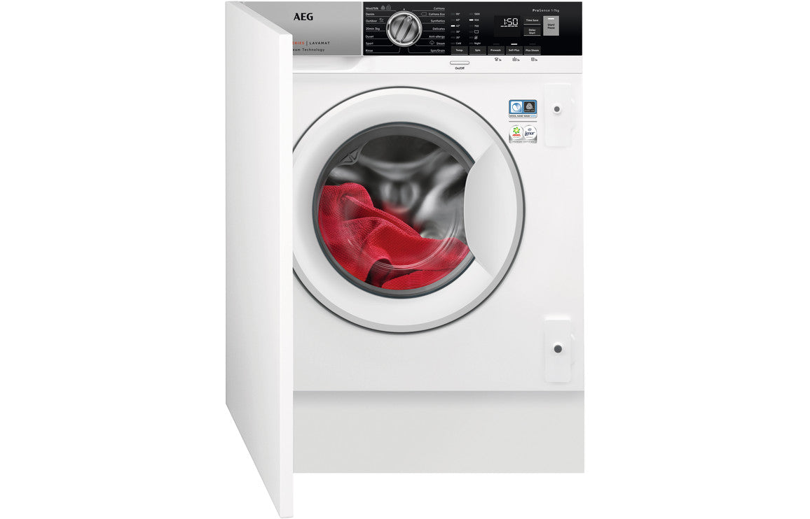 Shop Now AEG L7FE7261BI B/I 7kg 1200rpm Washing Machine - White In UK AEG L7FE7261BI B/I 7kg 1200rpm Washing Machine - White UK