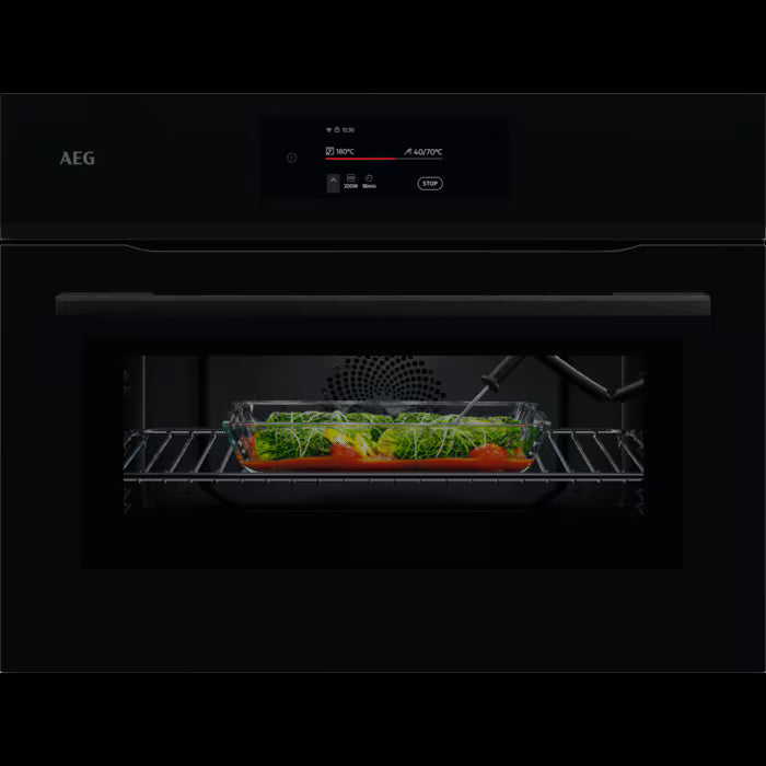 AEG NKK8N721B Compact Electric Oven - Black AEG NKK8N721B Compact Electric Oven - Black