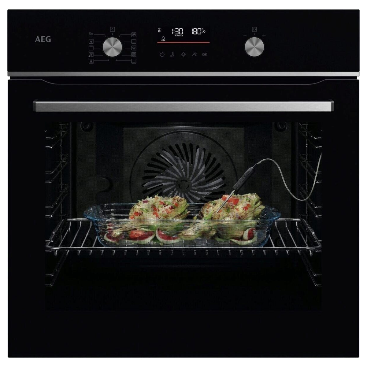 AEG GA5PB501AB Single Pyrolytic Oven w/Steam - Black AEG GA5PB501AB Single Pyrolytic Oven w/Steam - Black