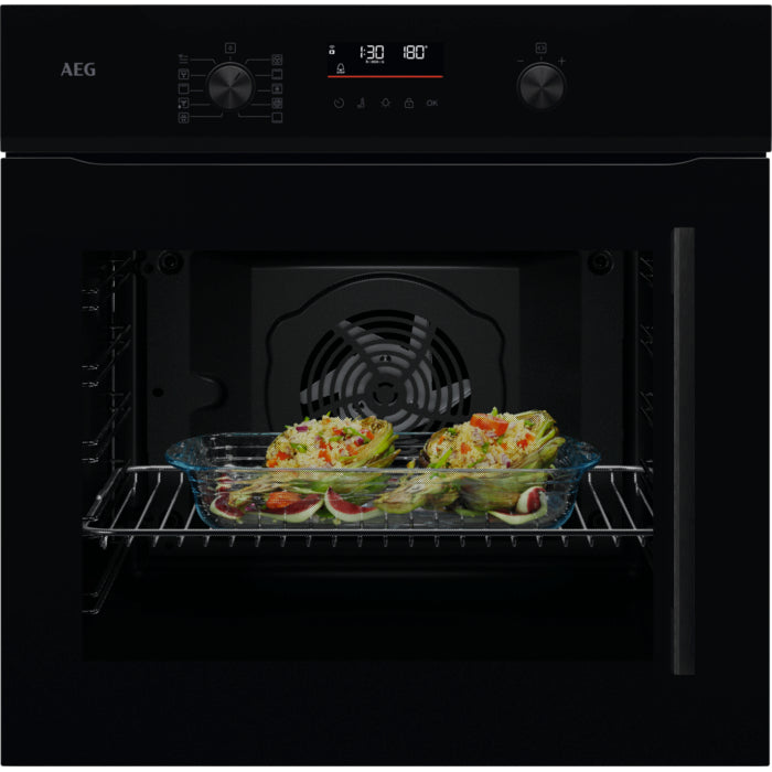 AEG NBU5P401LB Single Pyrolytic Oven (LHH) - Black AEG NBU5P401LB Single Pyrolytic Oven (LHH) - Black