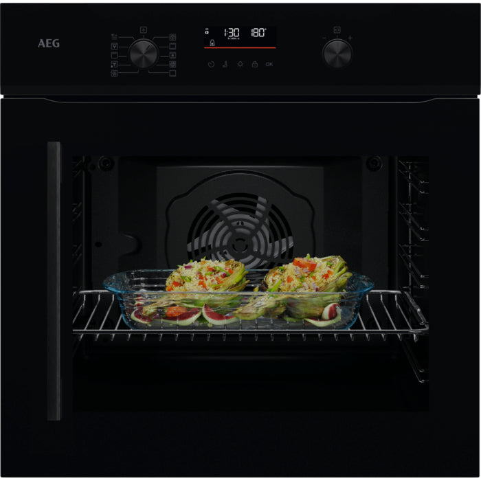 AEG NBU5P401RB Single Pyrolytic Oven (RHH) - Black AEG NBU5P401RB Single Pyrolytic Oven (RHH) - Black
