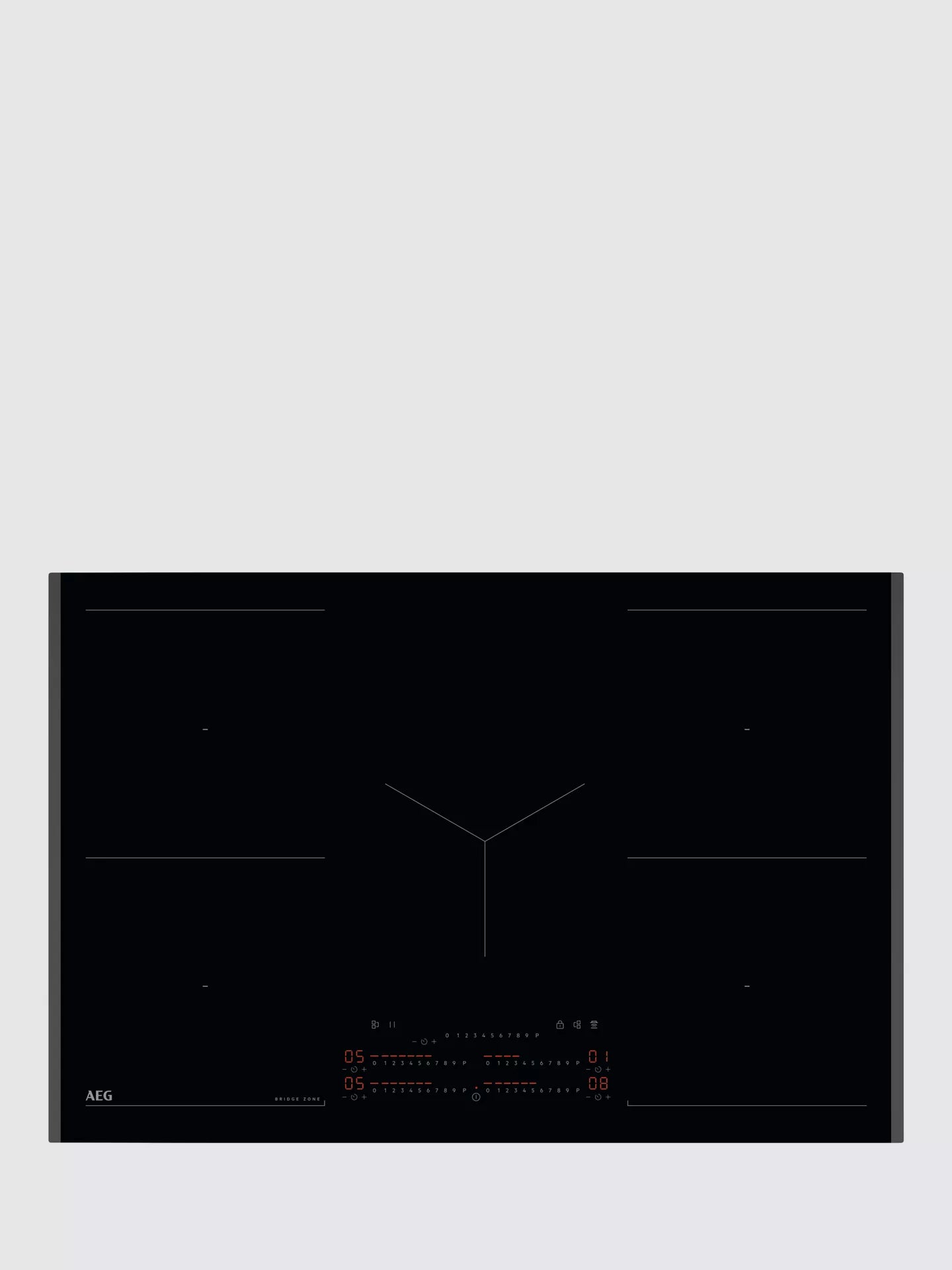 AEG TK85IM00FB 80cm MultipleBridge Induction Hob - Black AEG TK85IM00FB 80cm MultipleBridge Induction Hob - Black