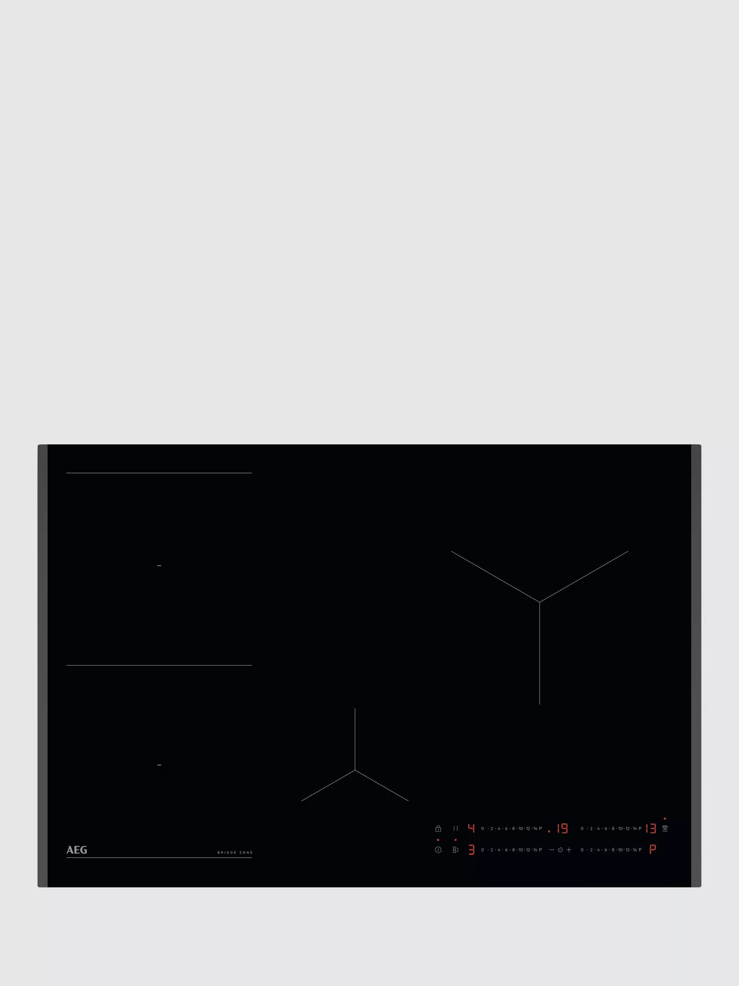 AEG TO84IB00FB 80cm Bridge Induction Hob - Black AEG TO84IB00FB 80cm Bridge Induction Hob - Black