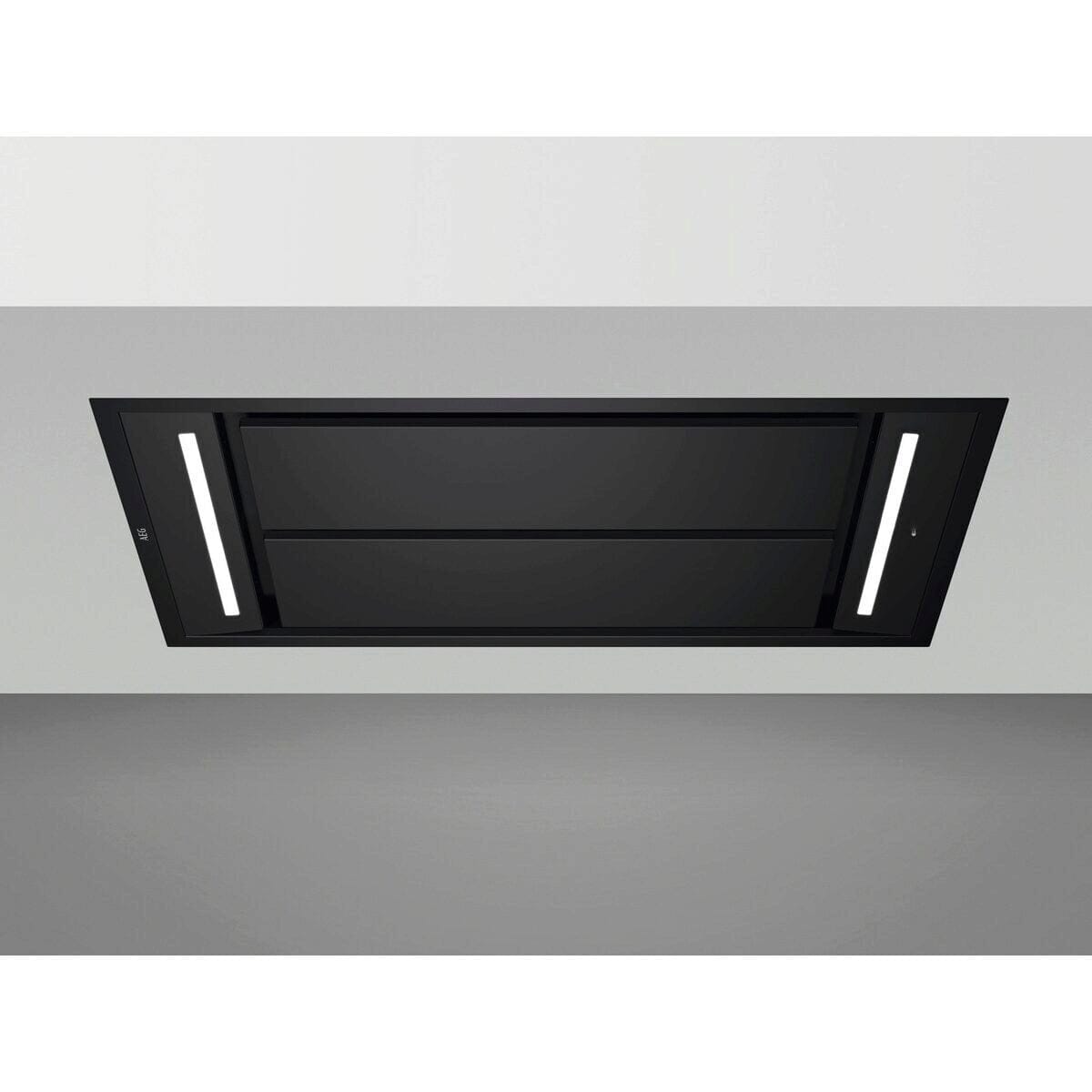 AEG NDC7791SB 90cm Ceiling Hood - Matt Black AEG NDC7791SB 90cm Ceiling Hood - Matt Black