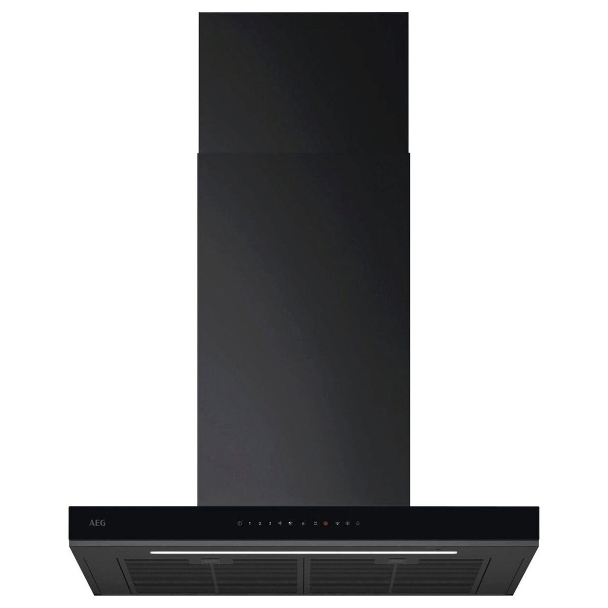 AEG GB87D71CB 70cm Box Chimney Hood - Black AEG GB87D71CB 70cm Box Chimney Hood - Black