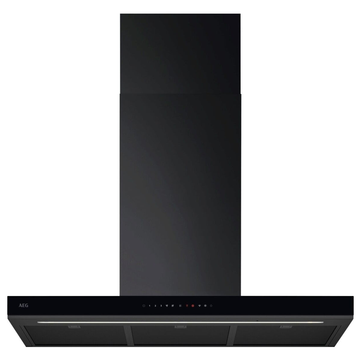 AEG GB87D91CB 90cm Box Chimney Hood - Black AEG GB87D91CB 90cm Box Chimney Hood - Black