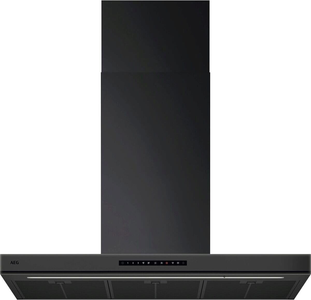 AEG NDB9791AT 90cm Flat Box Chimney Hood - Matt Black AEG NDB9791AT 90cm Flat Box Chimney Hood - Matt Black