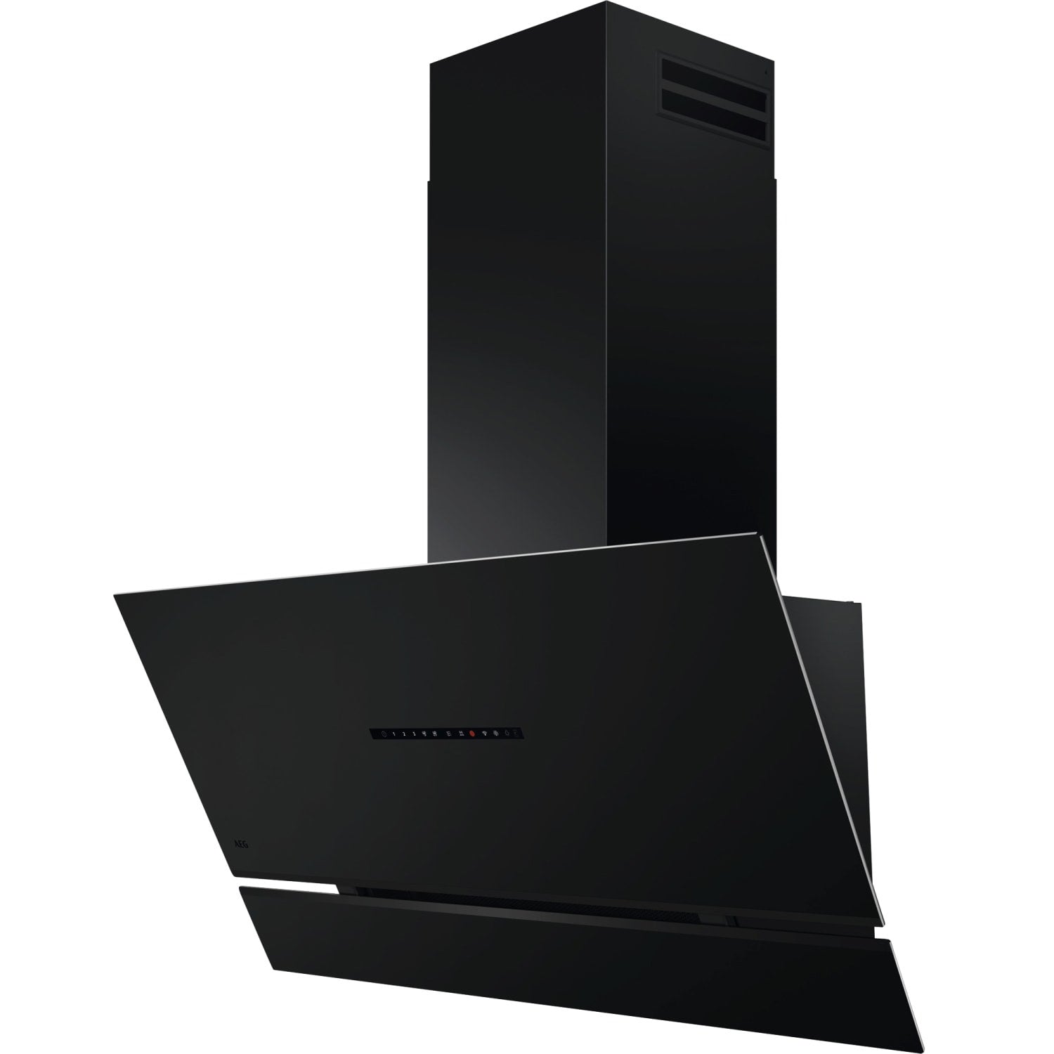 AEG NDV9791AT 90cm Angled Chimney Hood - Matt Black AEG NDV9791AT 90cm Angled Chimney Hood - Matt Black