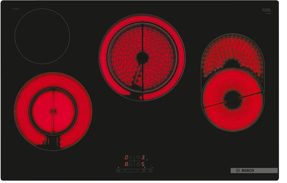 Bosch Series 4 PKH811BB1D 80cm Ceramic Hob - Black Bosch Series 4 PKH811BB1D 80cm Ceramic Hob - Black