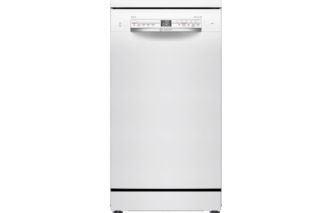 Bosch Series 2 SPS2IKW01G F/S 9 Place Slim Dishwasher - White Bosch Series 2 SPS2IKW01G F/S 9 Place Slim Dishwasher - White