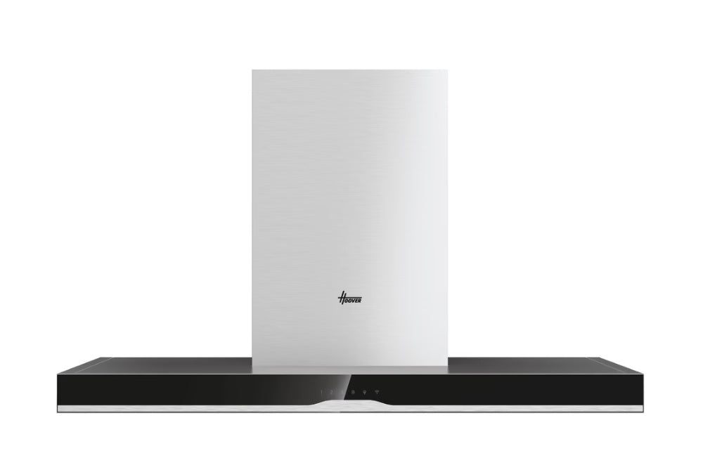 Hoover HTS9CBH5XWIFI 90cm Island Hood - Black & Stainless Steel Hoover HTS9CBH5XWIFI 90cm Island Hood - Black & Stainless Steel