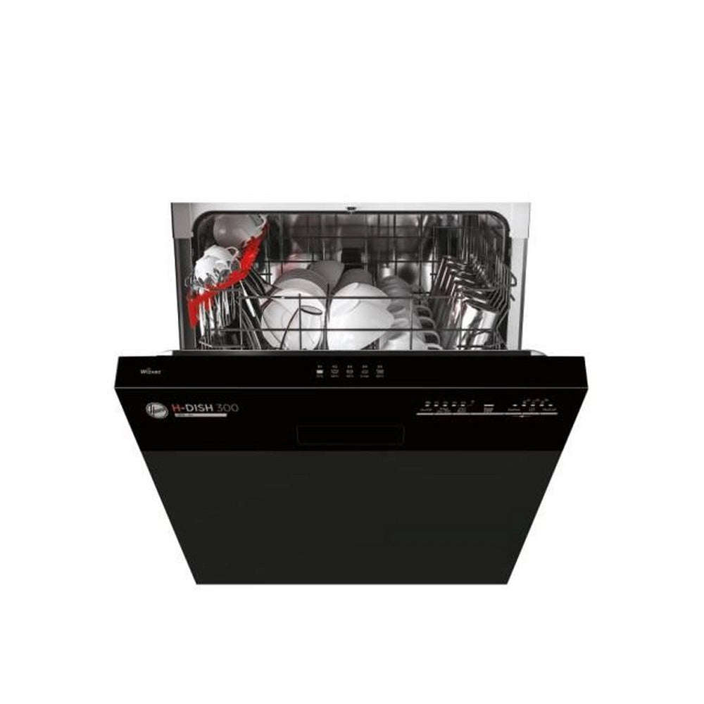 Hoover HDSN1L380PB-80 S/I 13 Place Dishwasher - Black Hoover HDSN1L380PB-80 S/I 13 Place Dishwasher - Black