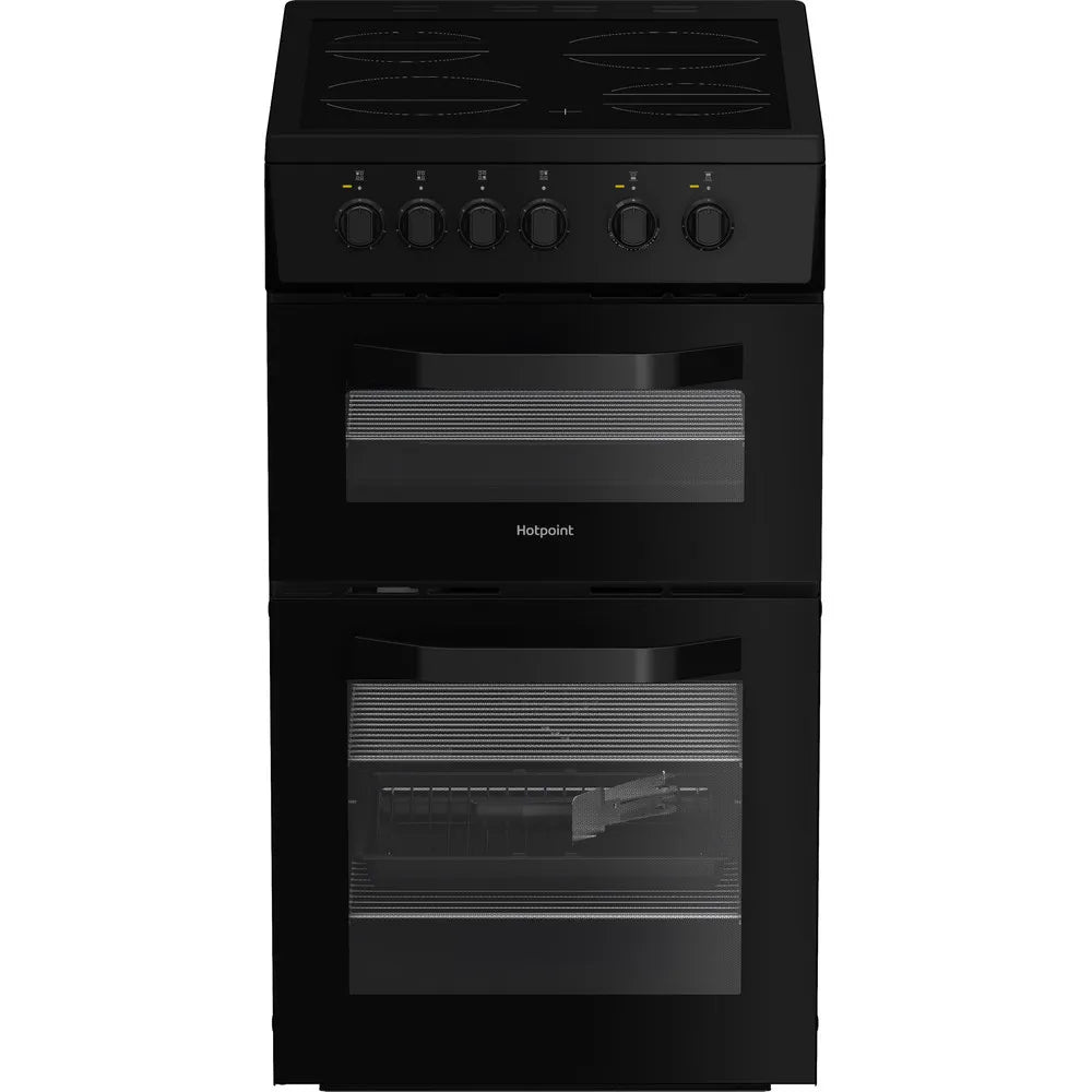Hotpoint HTE5VCB Slim Electric Cooker - Black Hotpoint HTE5VCB Slim Electric Cooker - Black
