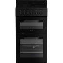 Hotpoint HTE5VCB Slim Electric Cooker - Black