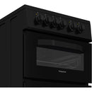 Hotpoint HTE5VCB Slim Electric Cooker - Black