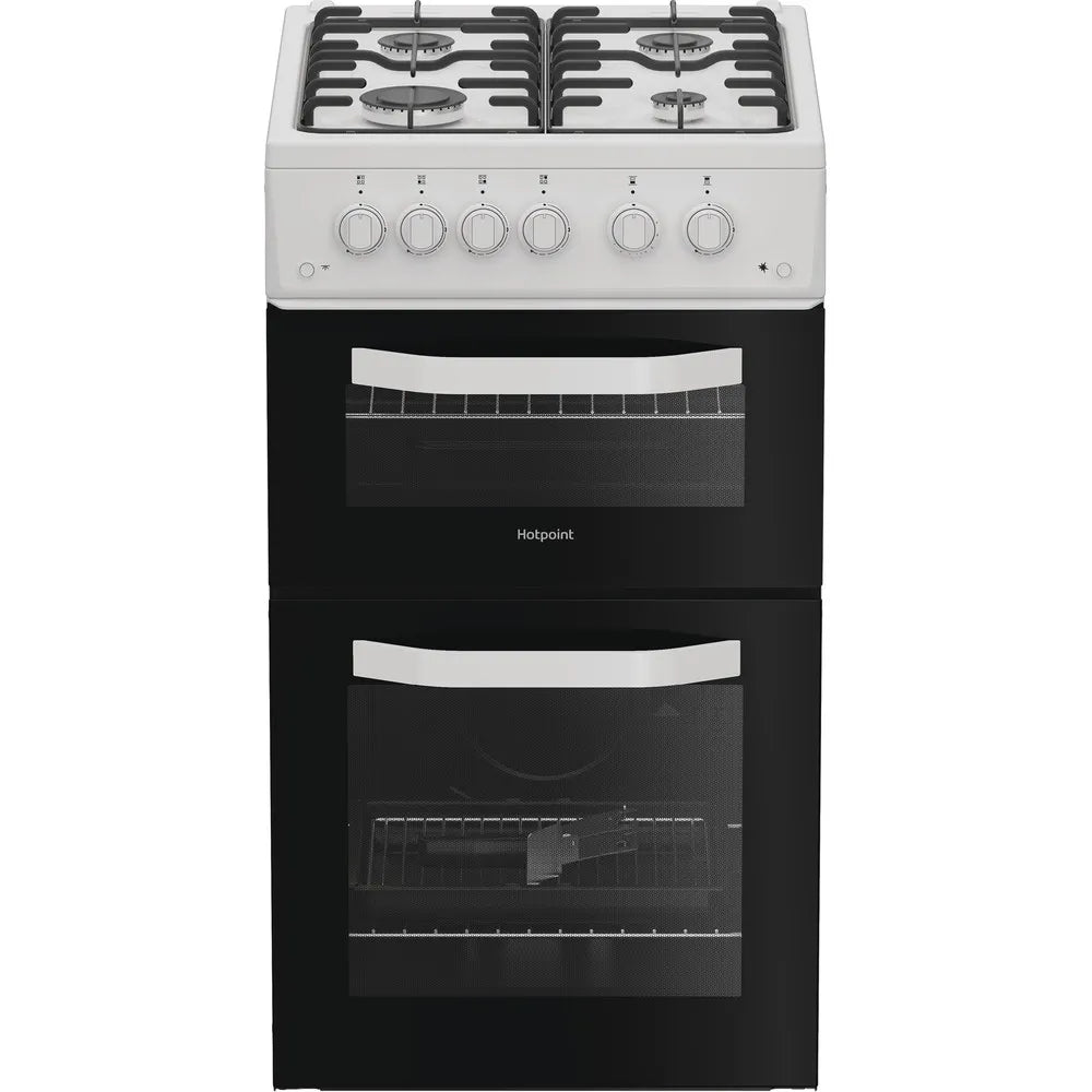 Hotpoint HTG5GCW Slim Gas Cooker - White Hotpoint HTG5GCW Slim Gas Cooker - White