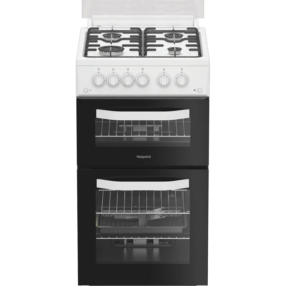 Hotpoint HDG5GCW Slim Gas Cooker - White Hotpoint HDG5GCW Slim Gas Cooker - White
