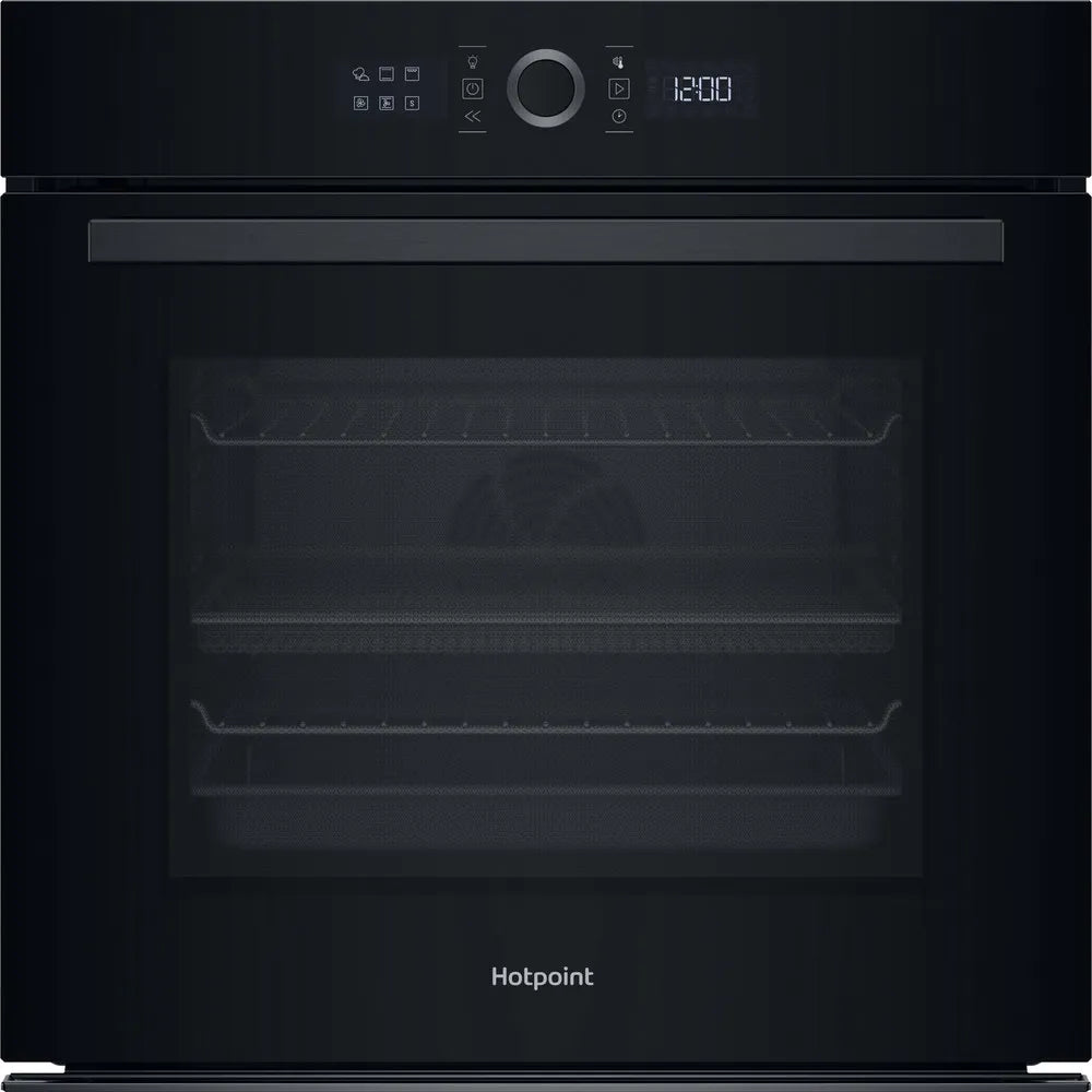 Hotpoint HOI4S8PM0BUK Single Pyrolytic Oven - Black Hotpoint HOI4S8PM0BUK Single Pyrolytic Oven - Black