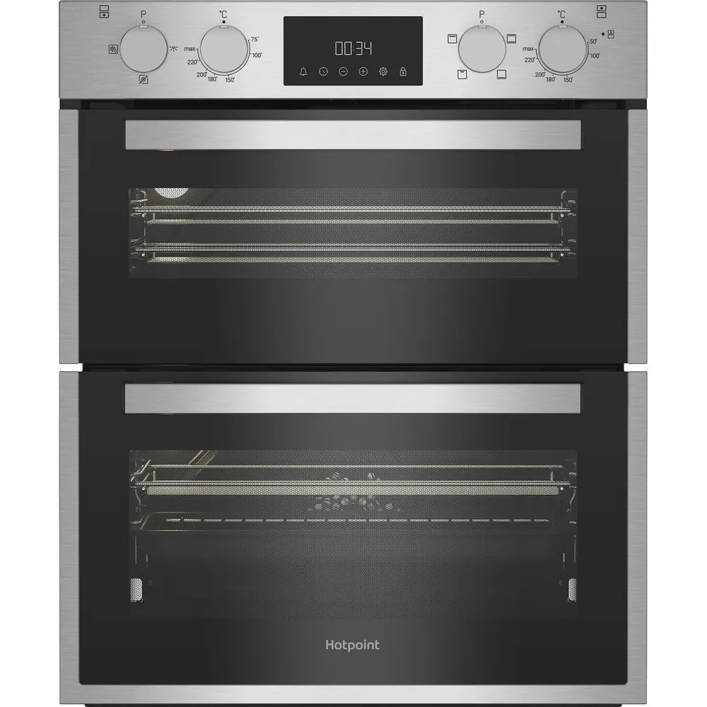 Hotpoint DUH 12D1 IX Built Under Double Electric Oven - Stainless Steel Hotpoint DUH 12D1 IX Built Under Double Electric Oven - Stainless Steel