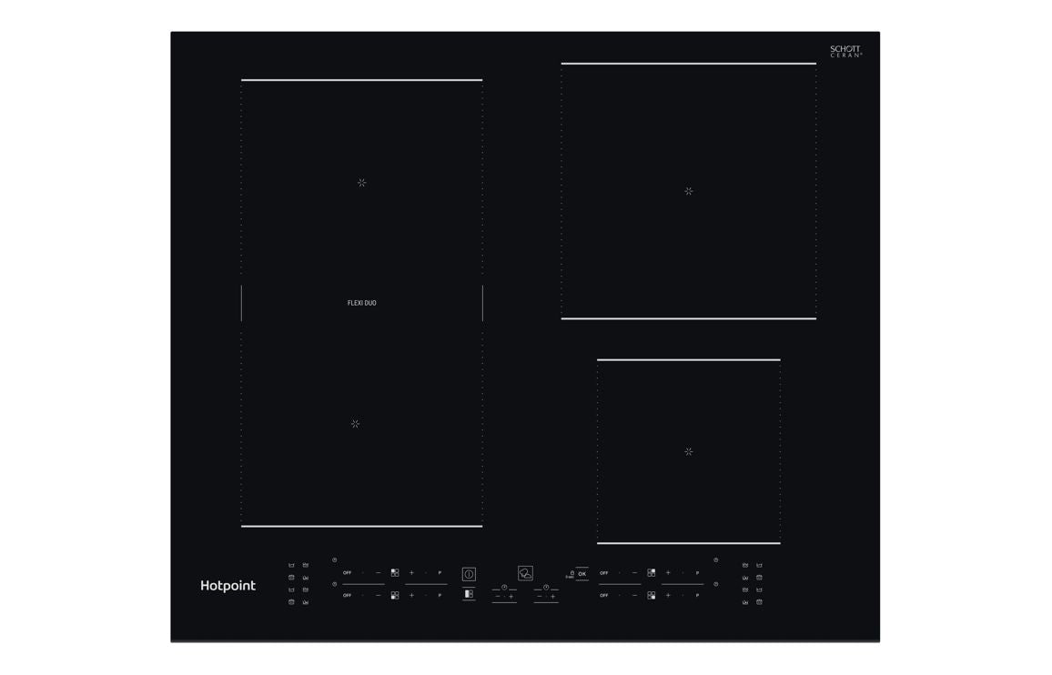 Shop Now Hotpoint TB7960CBF 60cm Induction Hob - Black In UK Hotpoint TB7960CBF 60cm Induction Hob - Black UK