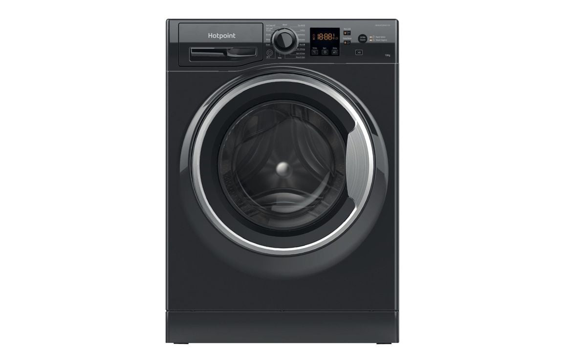 Hotpoint NSWM 1046 BS UK F/S 10kg 1400rpm Washing Machine - Black Hotpoint NSWM 1046 BS UK F/S 10kg 1400rpm Washing Machine - Black