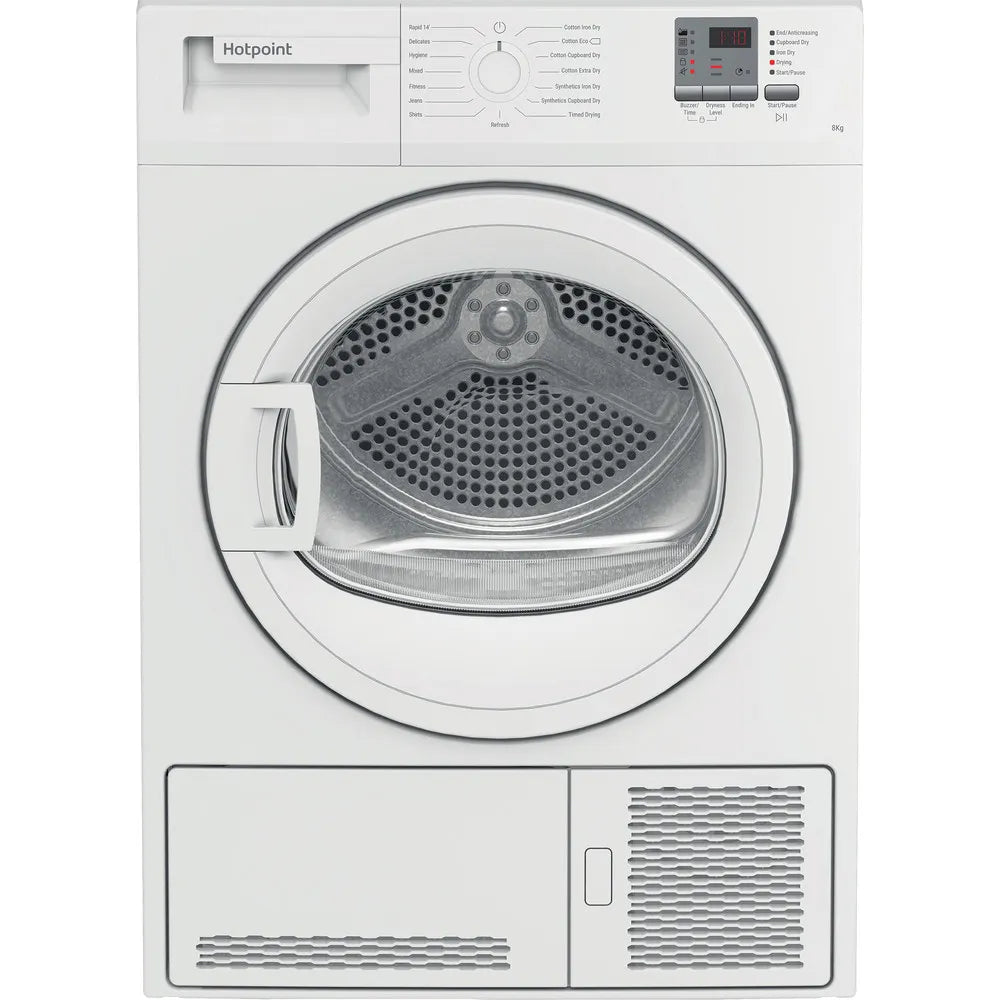 Hotpoint C HD C82 WWGD UK F/S 8kg Condenser Dryer - White Hotpoint C HD C82 WWGD UK F/S 8kg Condenser Dryer - White