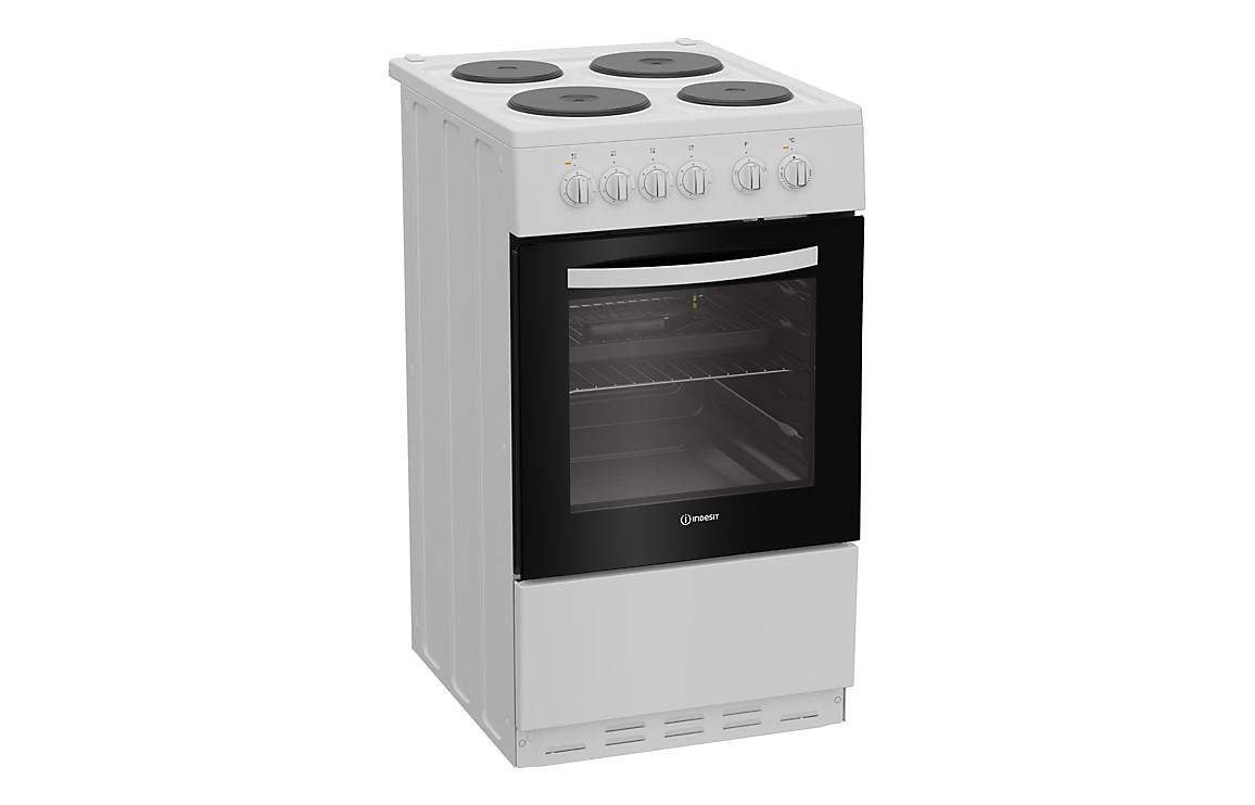 Indesit I5E3KMW Slim Single Electric Cooker - White Indesit I5E3KMW Slim Single Electric Cooker - White