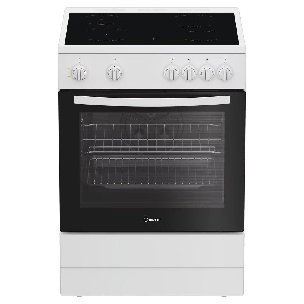 Indesit I6V3KMW/UK Single Electric Cooker - White Indesit I6V3KMW/UK Single Electric Cooker - White