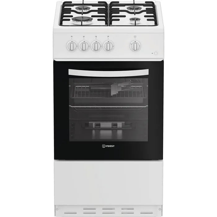 Indesit I5G1KMW Slim Single Gas Cooker - White Indesit I5G1KMW Slim Single Gas Cooker - White